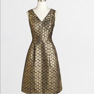 J Crew metallic Dress 10